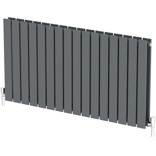 DuraTherm Horizontal Double Flat Panel Designer Radiator - 600 X 1216mm Anthracite - Image 5