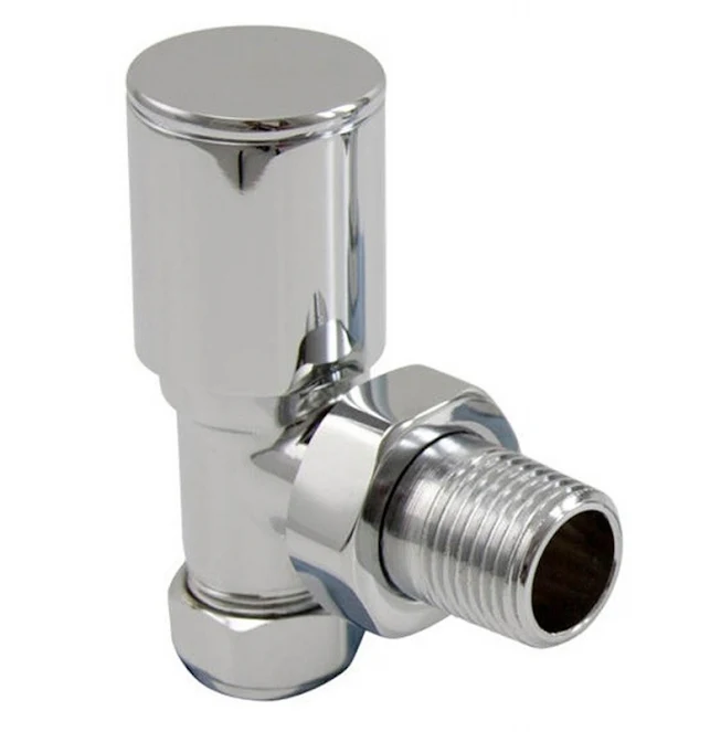Towelrads 15mm Manual Angled Valve Chrome - 121001