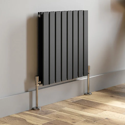 DuraTherm Horizontal Double Flat Panel Designer Radiator - 600 X 608mm Anthracite - Image 3