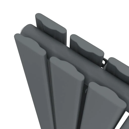 DuraTherm Vertical Double Flat Panel Designer Radiator - 1600 X 304mm Anthracite - Image 5