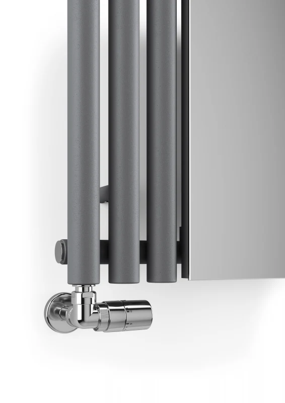 Terma Rolo-Mirror Designer Radiator 1800x590mm Modern Grey - WGROM180059KDGRUC01 - Image 5
