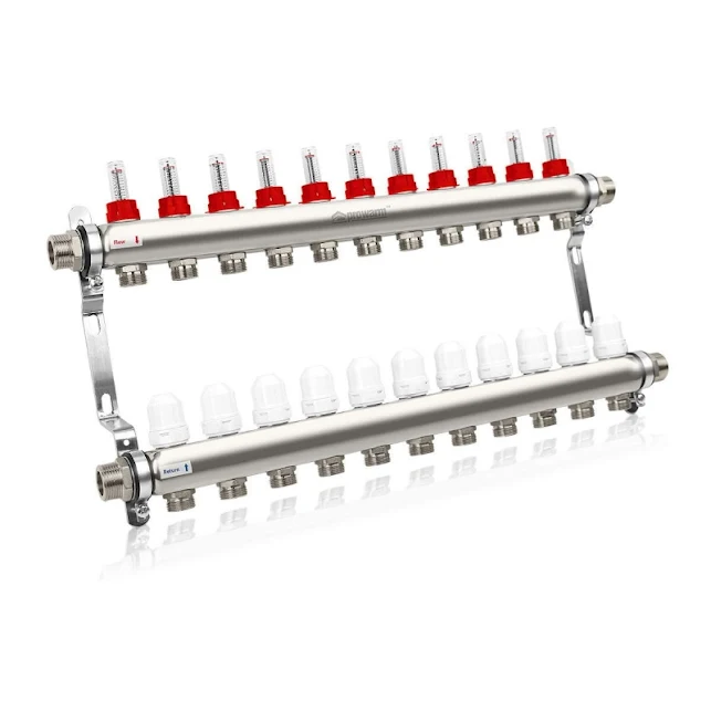 ProWarm 11 Port Underfloor Heating Manifold - MANIFOLD11