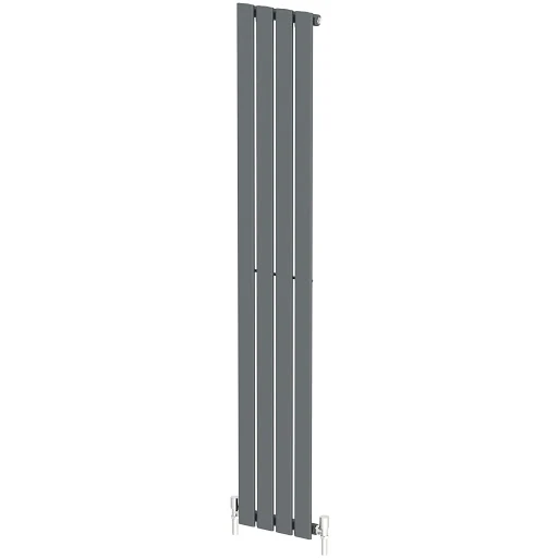 DuraTherm Vertical Single Flat Panel Designer Radiator - 1800 X 300mm Anthracite - Image 6