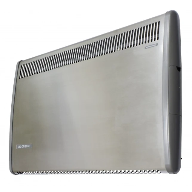 Consort PLE 2kW Stainless Steel Panel Heater With Electronic Timer - PLE200SS