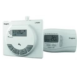 Drayton LP10RF Single Channel Programmer & Digistat+2RF Wireless Room Thermostat - RF560DR