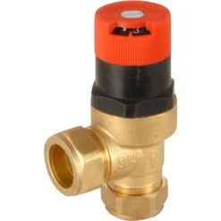 Honeywell Dual Auto By-Pass Valve 22mm Angled - DU145-3/4B