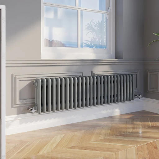 Park Lane Traditional Colosseum Triple Bar Column Radiator Anthracite 300 X 1190mm - Image 2