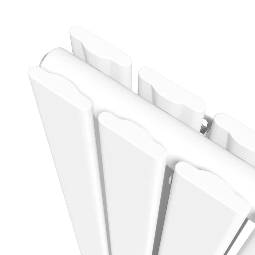 DuraTherm Vertical Double Flat Panel Designer Radiator - 1600 X 532mm White - Image 5