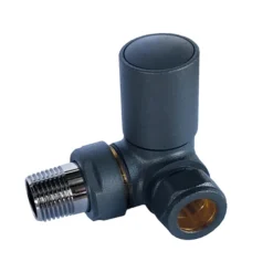 Towelrads Anthracite 15mm Corner Valve And Lockshield - 121022