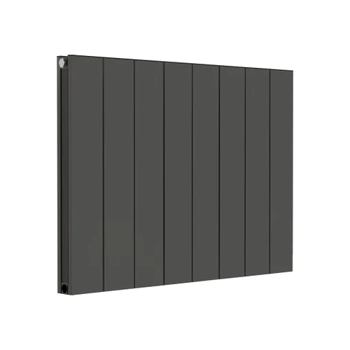 Towelrads Ascot Anthracite Aluminium Single Designer Radiator 600x817mm - 510101