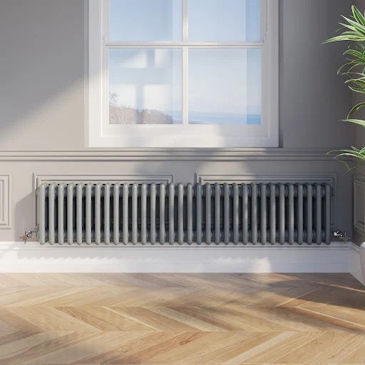 Park Lane Traditional Colosseum Triple Bar Column Radiator Anthracite 300 X 1460mm