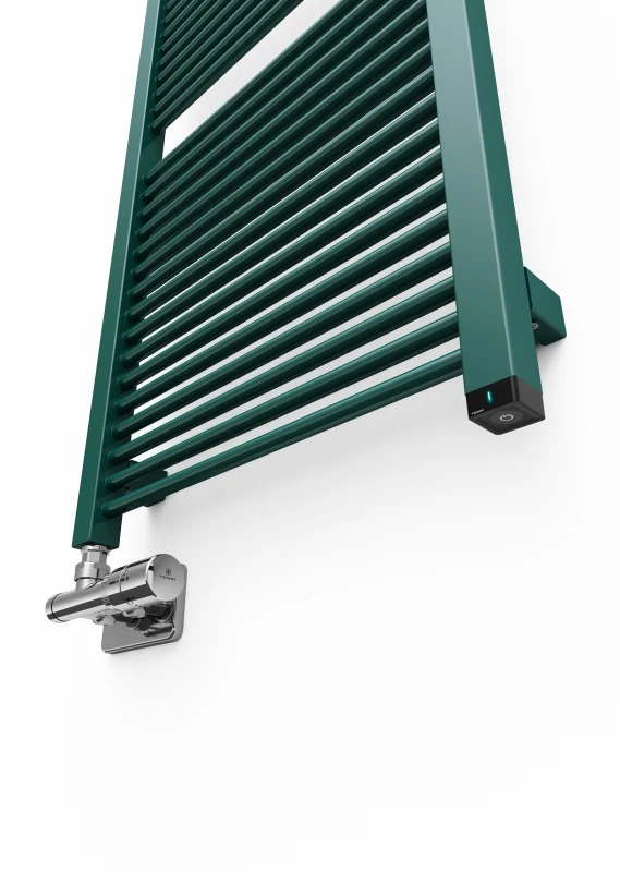 Terma Integrated Left Sided Angled Thermostatic Valve With Immersion Tube Set For Dual Fuel Chrome - WRZT5G5CR