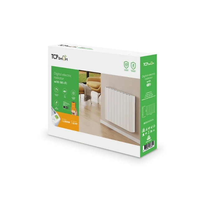 TCP Smart 1000W Oil Filled Radiator - SMAWRA1000WOIL747 - Image 5