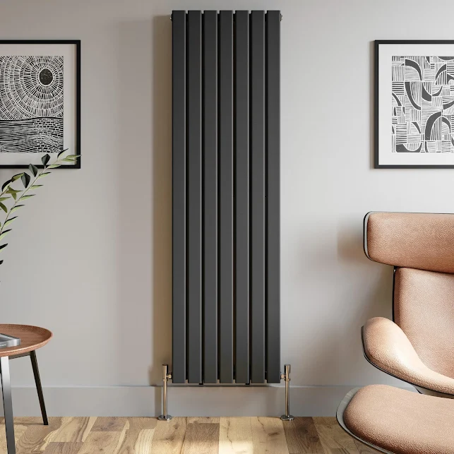 DuraTherm Vertical Double Flat Panel Designer Radiator - 1800 X 532mm Anthracite - Image 4