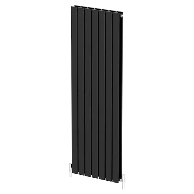 DuraTherm Vertical Double Flat Panel Designer Radiator - 1600 X 532mm Black - Image 3