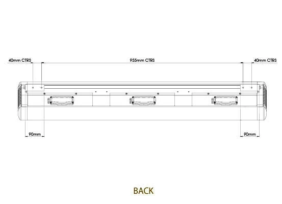 Tansun Sorrento IP Low Glare Black 4.5kW Outdoor Heater - SOR215IPTB - Image 4