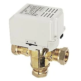 Drayton 22mm 3 Port Motorised Diverter Valve - No Switch ZA3/679-3 - 27102