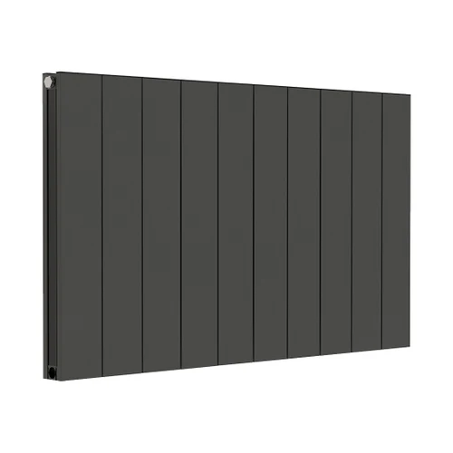 Towelrads Ascot Anthracite Aluminium Double Designer Radiator 600x1022mm - 510092