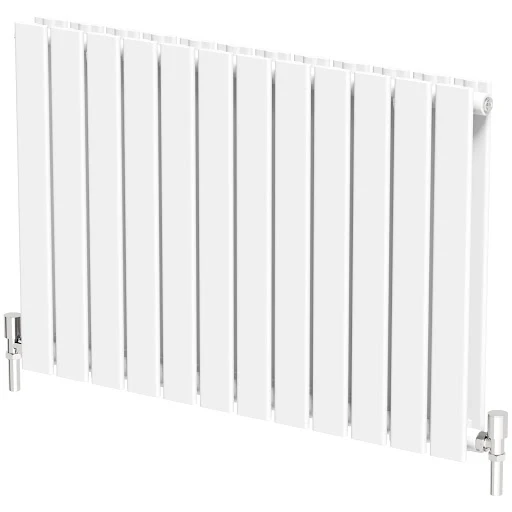 DuraTherm Horizontal Double Flat Panel Designer Radiator - 600 X 912mm White - Image 6
